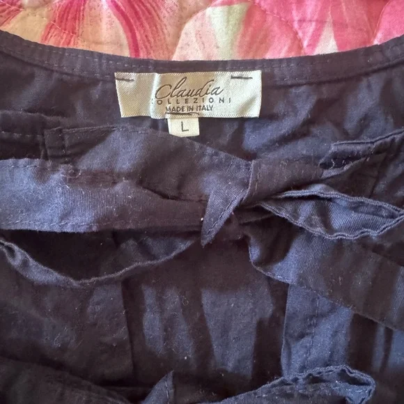 Elegant Navy Long Sleeve Dress - Picture 7 of 8